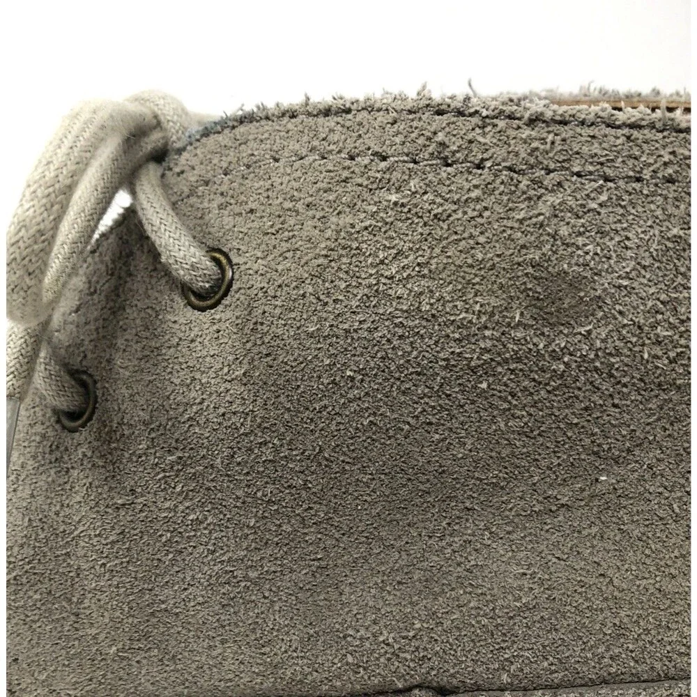 UGG Freamon Suede Chukka Boots Mens Size 9 Waterproof Grey Goat Leather Lining